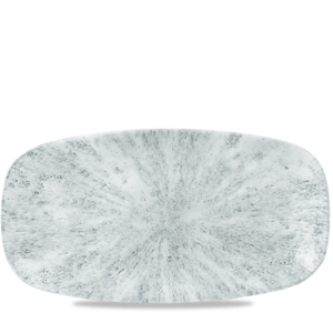 Churchill Servies Horeca Kwaliteit Stone Pearl Grey Chefs Oblong Bord 35.5x18.9cm