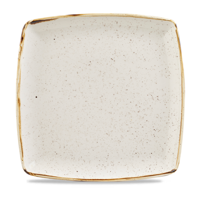 Churchill Servies Horeca Kwaliteit Stonecast Barley White Deep Square Plate 26cm 6/box