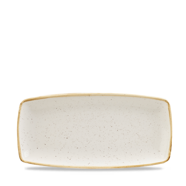 Churchill Servies Horeca Kwaliteit Stonecast Barley White X Squared Oblong Plate 30cm 12/box