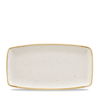 Churchill Servies Horeca Kwaliteit Stonecast Barley White Oblong Bord 34.5cm