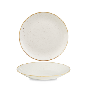 Churchill Servies Horeca Kwaliteit Stonecast Barley White Deep Coupe Bord 22cm