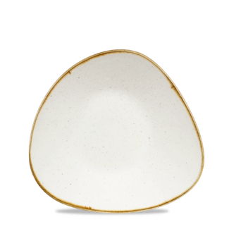 Churchill Servies Horeca Kwaliteit Stonecast Barley White Triangle Shallow Bowl 21x21cm Churchill Servies Horeca Kwaliteit Stonecast Barley White Triangle Shallow Bowl 21x21cm