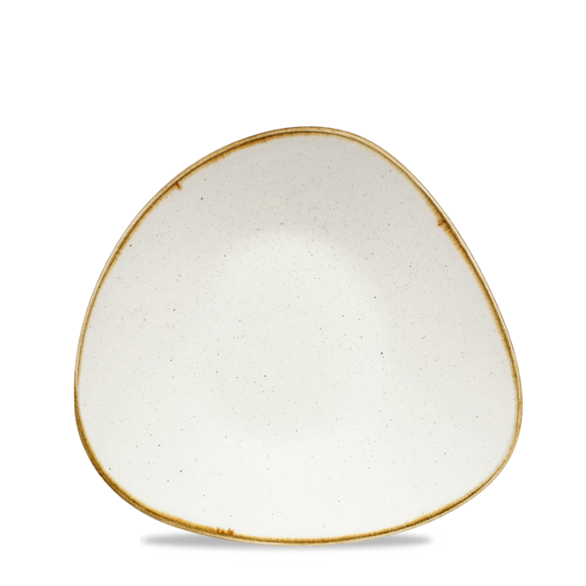 Churchill Servies Horeca Kwaliteit Stonecast Barley White Triangle Shallow Bowl 21cm 12/box