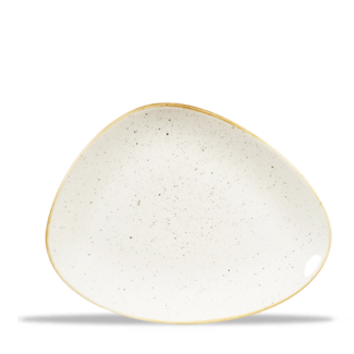 Churchill Servies Horeca Kwaliteit Stonecast Barley White Triangle Chefs Bord 26.5x20.5cm