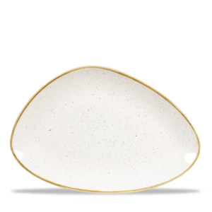 Churchill Servies Horeca Kwaliteit Stonecast Barley White Triangle Chefs Bord 30.4x20.5cm