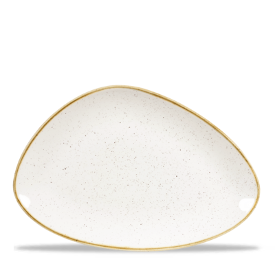 Churchill Servies Horeca Kwaliteit Stonecast Barley White Triangle Chefs Bord 30.4x20.5cm