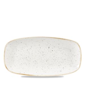 Churchill Servies Horeca Kwaliteit Stonecast Barley White Chefs Oblong Bord 26.9cmx12.7cm