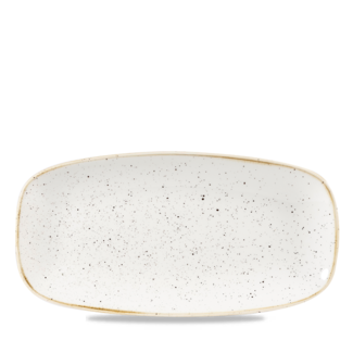 Churchill Servies Horeca Kwaliteit Stonecast Barley White Chefs Oblong Bord 26.9cmx12.7cm