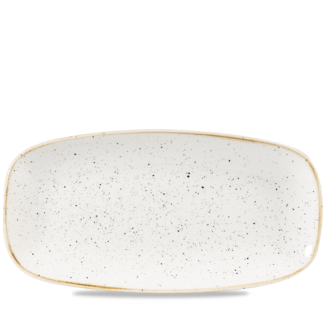 Churchill Servies Horeca Kwaliteit Stonecast Barley White Chefs Oblong Bord 29.8x15.3cm