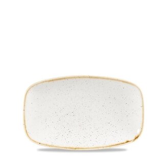 Churchill Servies Horeca Kwaliteit Stonecast Barley White Oblong Chefs Bord 20 x 12.1cm