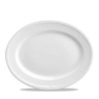 Churchill Servies Horeca Kwaliteit BuckHam White Oval Bord 30.5cm