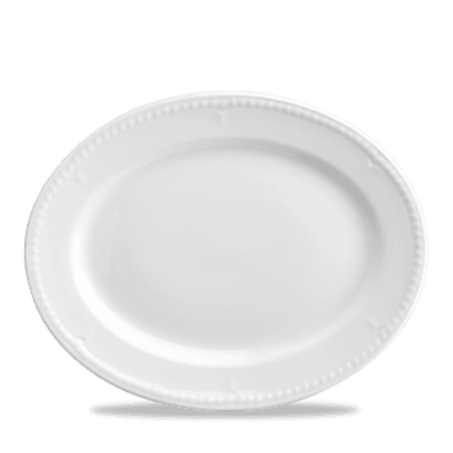 Churchill Servies Horeca Kwaliteit Buck'Ham White Oval Plate 30cm 12/box