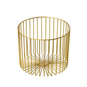 Non Food Company Stalen stokbroodhouder goud 28x23x28 cm