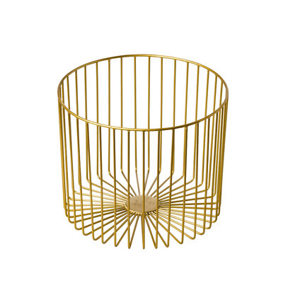 Non Food Company Stalen stokbroodhouder goud 28x23x28 cm