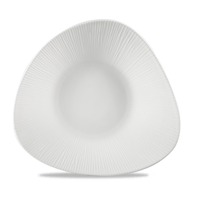 Churchill Servies Horeca Kwaliteit Bamboo Triangle Shallow Bowl 27.2 x 26.7cm 12/box