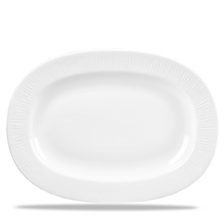Churchill Servies Horeca Kwaliteit Bamboo Oval Dish Large Rimmed 34cm