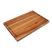 Non Food Company Acacia plank rechth. met inkeping 34 x 22 x 2 cm