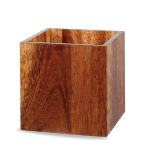 Churchill Wood Buffet Cube - Medium Op Stk 15cm
