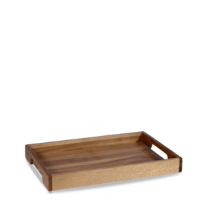 Churchill Servies Horeca Kwaliteit Wood SoDekseltje Base Handled Tray 25.8x39.7cm