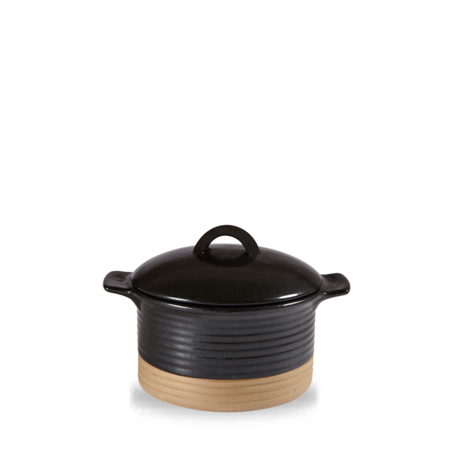 Art de Cuisine (Churchill1795) Black Igneous Cocotte 550ml 6/box