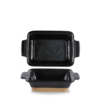 Art de Cuisine (Churchill1795) Black Igneous Rectangle Dish 17cm