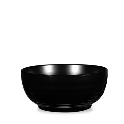 Art de Cuisine Churchill Art de Cuisine | Rustics Black Sparkle Ripple Deli Bowl 21cm