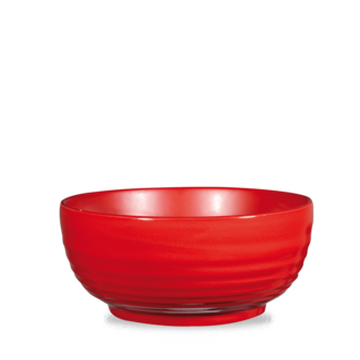 Art de Cuisine (Churchill1795) Rustics Red Glaze Ripple Deli Bowl 21cm