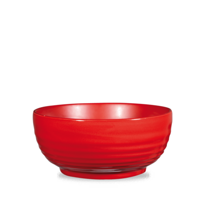 Art de Cuisine Churchill Art de Cuisine | Rustics Red Glaze Ripple Deli Bowl 21cm