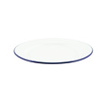 Non Food Company Emaille bord met blauwe rand 26 cm