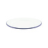 Non Food Company Emaille bord met blauwe rand 26 cm