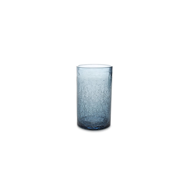 F2D servies Horeca Kwaliteit F2D |Crackle Longdrinkglas 0.40l blauw