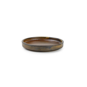 F2D servies Horeca Kwaliteit F2D | Escura Plat Bord 13xH2cm Dark Brown