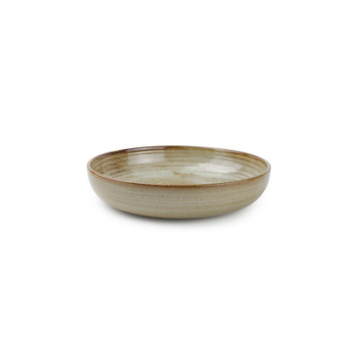 F2D F2D | Escura Diep bord m/opstaande rand 22xH4,5cm beige