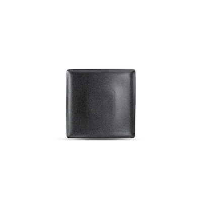 F2D F2D | Dusk Plat bord 26x26cm vierkant Black