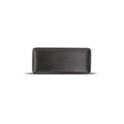 F2D F2D | Dusk Plat bord 22x10cm rechthoekig Black