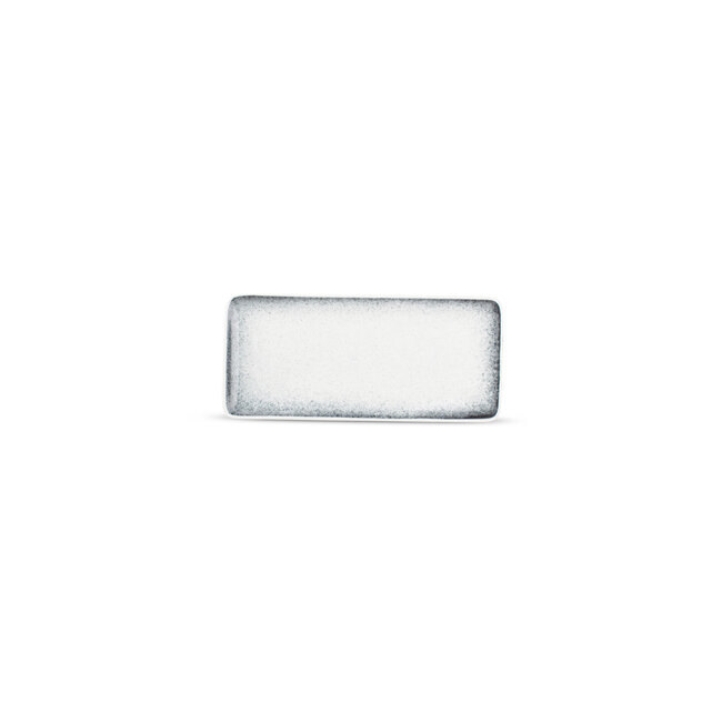 F2D servies Horeca Kwaliteit F2D | Dusk Plat bord 22x10cm rechthoekig Black Speckled