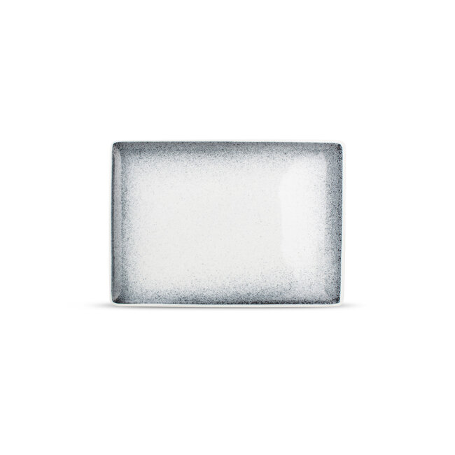 F2D servies Horeca Kwaliteit F2D | Dusk Plat bord 28x20cm rechthoekig Black Speckled