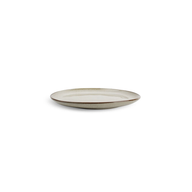 F2D servies Horeca Kwaliteit F2D | Ceres Plat bord 21x18.5xH2cm grijs
