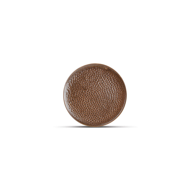 F2D servies Horeca Kwaliteit F2D | Brass Plat bord 15,5cm Copper Hammered
