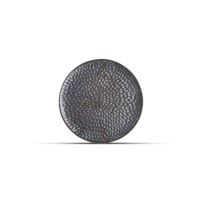 F2D servies Horeca Kwaliteit F2D | Brass Plat bord 20cm Silver Hammered