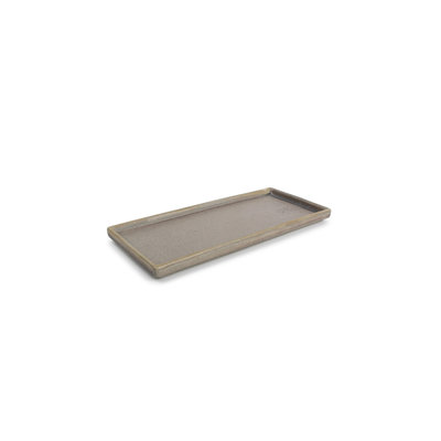 F2D F2D | Structo Serveerschaal 22x10cm opstaande rand Brown