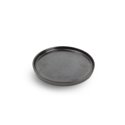 CHIC Chic | Verso Black Plat bord 24xH2cm stapelbaar