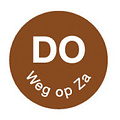 Daymark Perm. sticker 'do weg op za' 19 mm 1000/rol