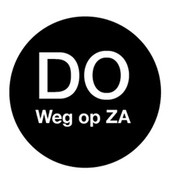 Daymark Afwasb. sticker 'do weg op za' 19 mm 500/rol