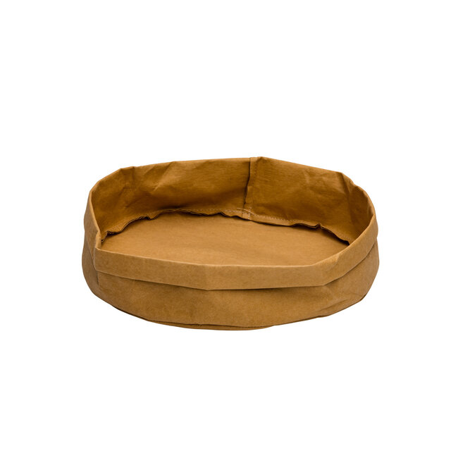 Non Food Company Broodmand papier wasbaar bruin 33 x 33 x 12