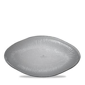 Churchill Servies Horeca Kwaliteit Dusk Glass Oval Bamboo Platter 30cm