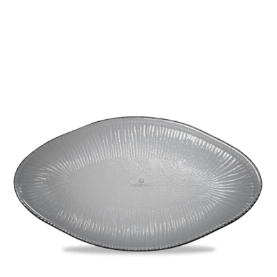 Churchill Churchill | Dusk Glass Oval Bamboo Platter 30cm