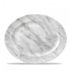 Churchill Servies Horeca Kwaliteit Churchill | Marble Grey Oval Rimmed  36.5 x 29.3cm