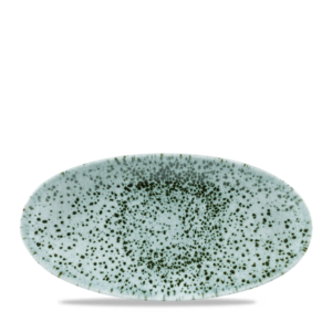 Churchill Mineral Green Oval Chefs Bord 30x15cm