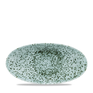 Churchill Servies Horeca Kwaliteit Mineral Green Oval Chefs Bord 30x15cm